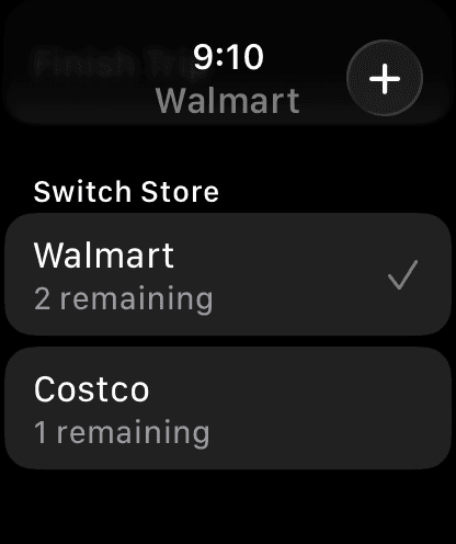 Nenapo Apple Watch store switcher